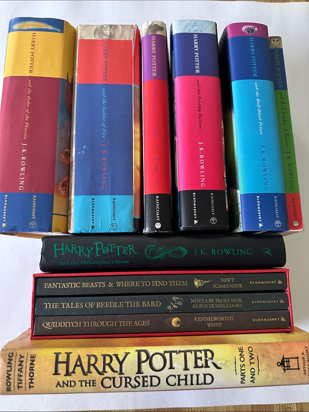 Harry Potter 11 Books Collection - Quidditch Beedle The Bard some Bloomsbury